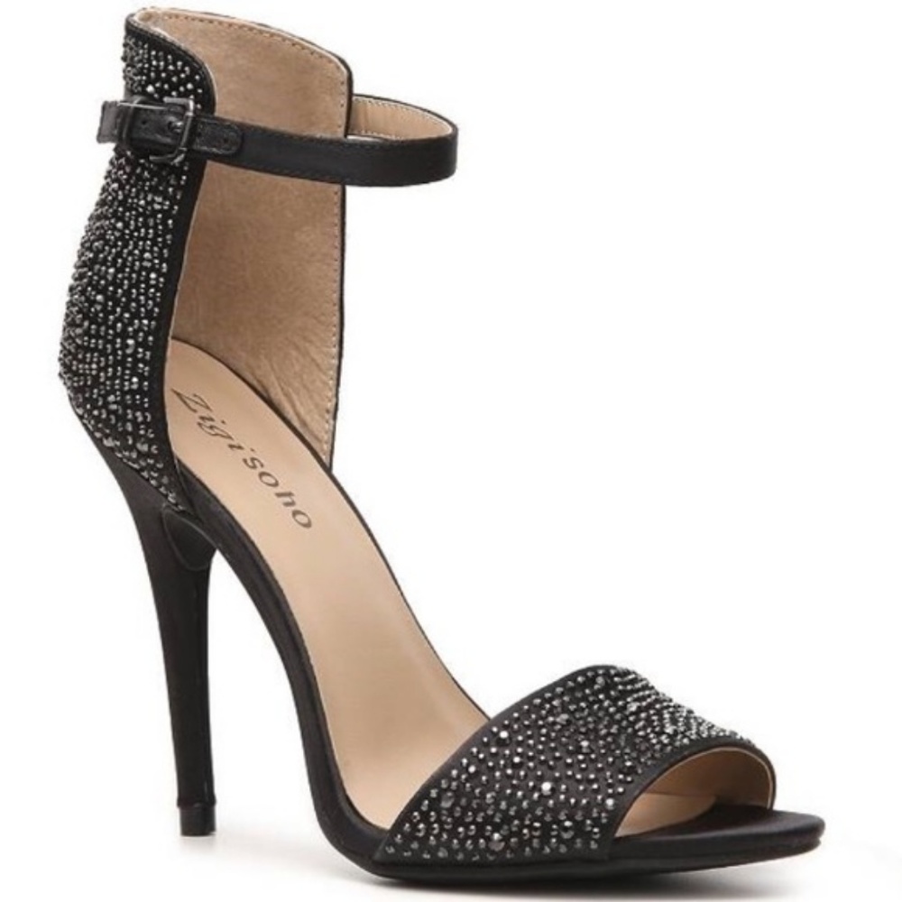 Zigi Soho | Tariff black rhinestone heels